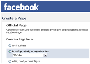 Create an Official Facebook Page